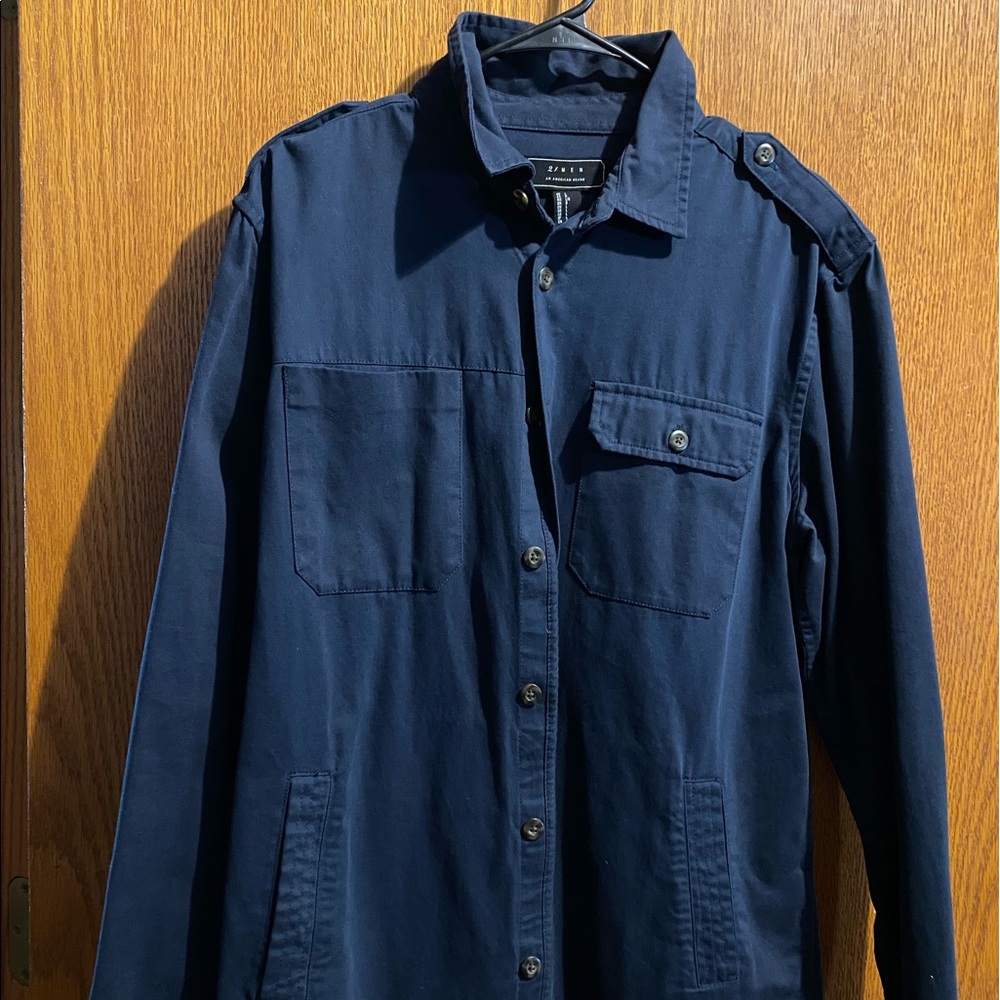 Navy Blue Forever 21 button up